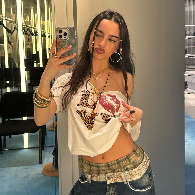 LOVE Off Shoulder TEE